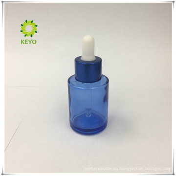 Botella cuentagotas transparente de cristal de 30 ml para el envasado de líquidos